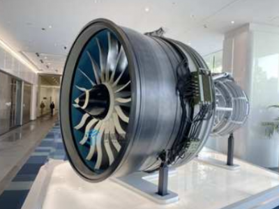 航空发动机 飞机发动机模型 GENX剖面展示发动机模型图3