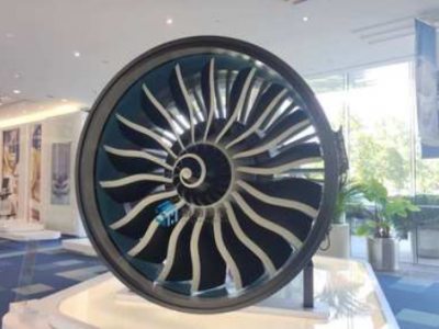 航空发动机 飞机发动机模型 GENX剖面展示发动机模型图2