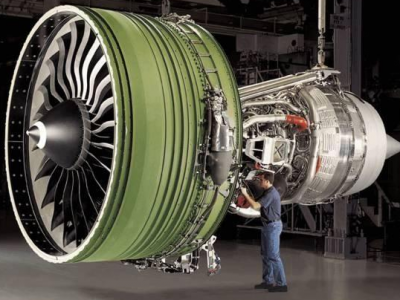 航空发动机 飞机发动机模型 GENX剖面展示发动机模型