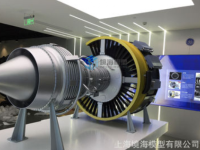 航空发动机 飞机发动机模型 LEAP剖面展示发动机模型图2