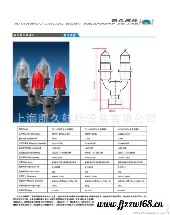 厂家 双头航空航空障碍灯设置方案航空障碍灯图2