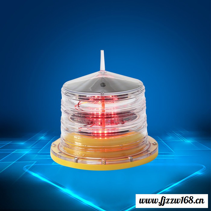 硅太阳能航空障碍灯 铁塔太阳能航空障碍灯 变电站铁塔航空障碍灯 太阳能无线航空障碍灯 高压铁塔航空防撞灯图3