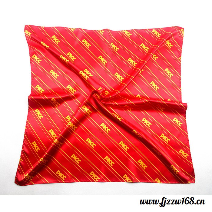 定做企业围巾 **丝巾围巾定制 航空职业方巾定做logo 礼品围巾定制厂家 银行保险公司丝巾礼盒装批发图2