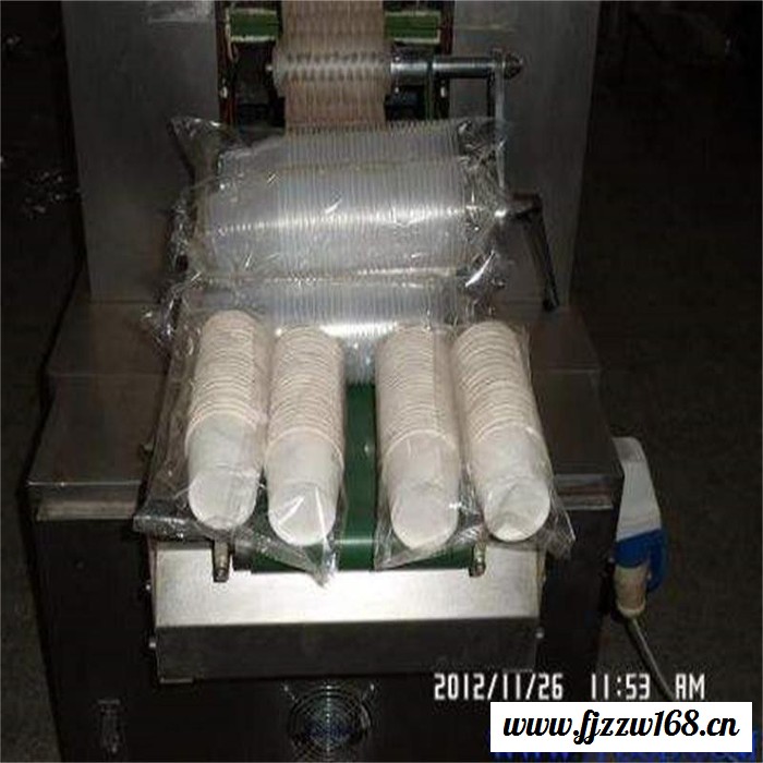 一次性塑料杯包装机 航空杯包装机械双排一次性杯子包装设备 **图4