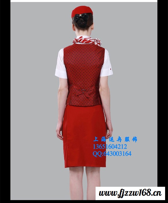 供应东航空姐服南航空姐服装厦门航空服装空姐制服定做裙装图2