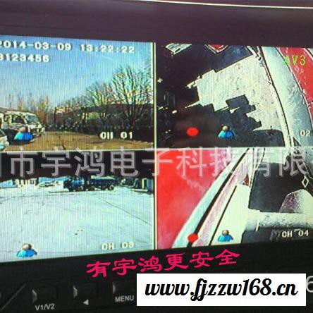 其他面议后视系统宽电压 航空头 录像机杭州工程车水泥搅拌车盲区监控视频系统前后双录高清视频图6