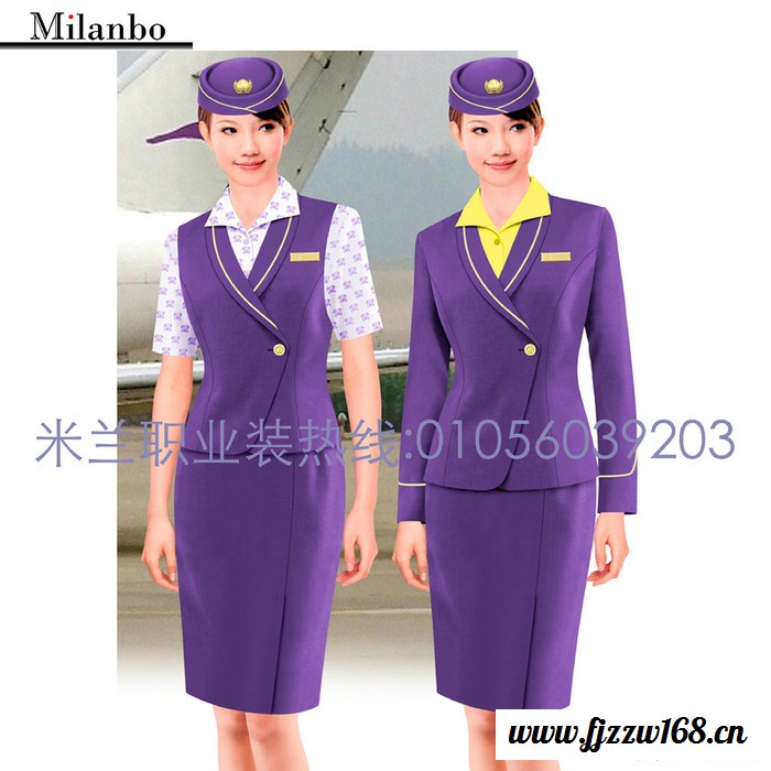 【空姐服】米兰弘专业订做航空公司航空学校单位新款空姐制服图5