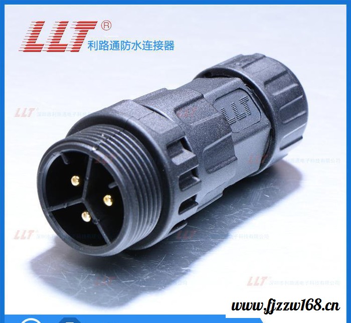 利路通-M25对接式3芯，航空插头3芯，航空连接头，显示屏插图2