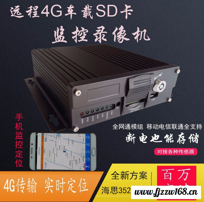 浙江供应4路SD卡高清车载航空头录像机MDVR 720P模拟同轴客车货车监控主机图3
