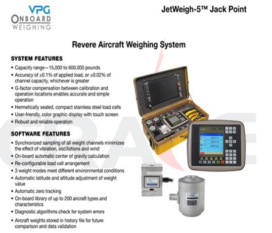 VPG/JetWeigh-5™ Aircraft Weight System飞机称重设备图3