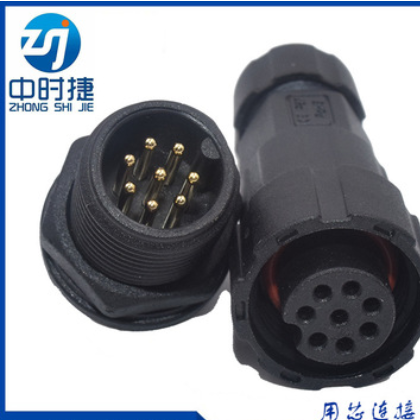 ZSJ供应开孔16MM航空插头8芯防水连接器插板式接头防水IP68图2