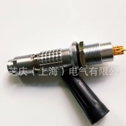 PCB板弯角90度插座 防水0K 1K 2K 3K 4K 5K航空插头插座 推拉自锁图2