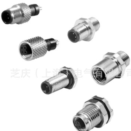 M5连接器 3芯4芯航空插头插座 公头母头 针型孔型面板座图3