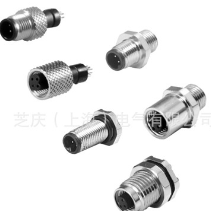 M5连接器 3芯4芯航空插头插座 公头母头 针型孔型面板座图3