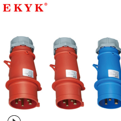 IP44工业插头4芯32A 工业电源插头 航空插头 防水型工业连接器图3
