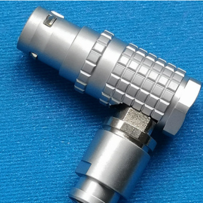 金属弯角式航空插头兼容LEMO雷莫FHG90度快插航插27 18 32 24芯图3