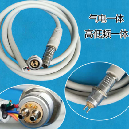 气电混装航空插头接气同轴多芯航空座圆形金属连接器气电一体航插图3