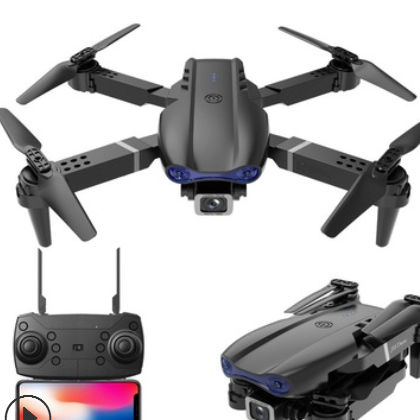 高清航拍折叠无人机4K双摄像四轴飞行器遥控飞机跨境E88 e99图3