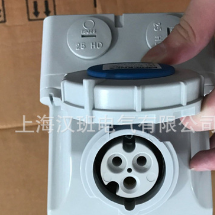 操作盒工业航空插座 带开关32A3芯4芯5芯机械联锁户外组合检修盒图2