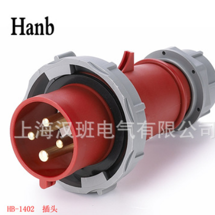 工业插头插座 16A4芯4孔插头插座3P+E 室内外连接器 航空插头图2