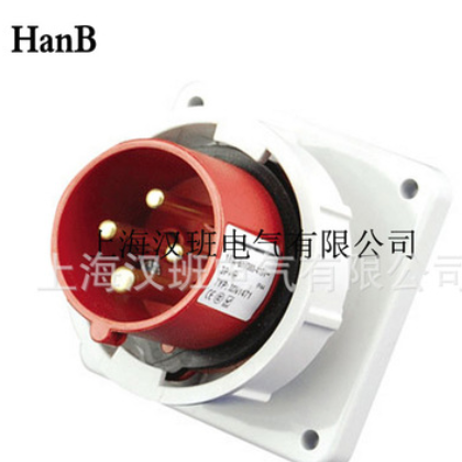 明装暗装插头公母头16A3芯4孔5芯工业连接器航空配电插座图2