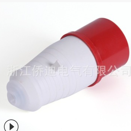 厂家批发 工业插头插座四芯4P 32A 航空防水防爆阻燃工业插头024图2