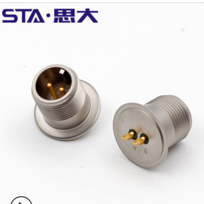 传感器2芯3芯航空插座 MIL-C-5015美军标航空插头3106/3012-10-4S图3