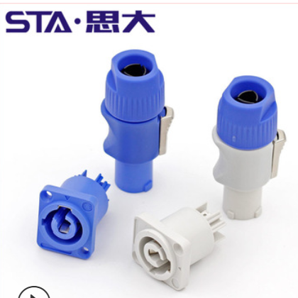 WAC3FCA WAC3MPA-1防水航空插头 led显示屏3芯电源插座 SAC3FCA图2