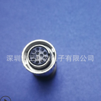 供应 GX16 GX12 M12 M16 对接航空插头 穿墙 航空图2
