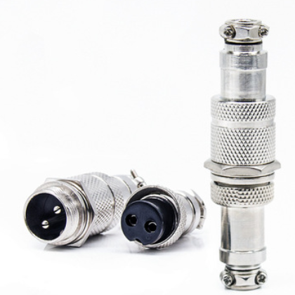 对接式 GX12对接式 航空插头插座接头2芯3芯4芯5芯6芯 12mm连接器图2