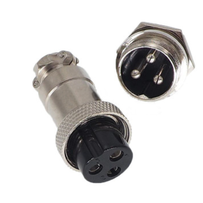 GX20 航空插头插座GX20-2/3/4/5/6/7/8/9/10/12芯/针孔 公母接头图2