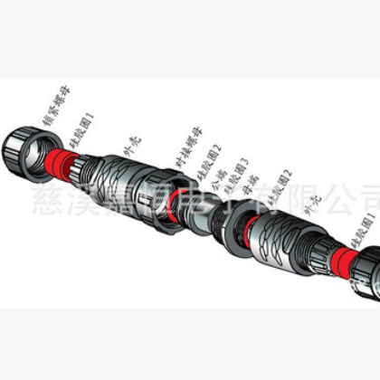 供应电缆焊接式连接器/防水连接器 IP68 UCU-FUS系列图2