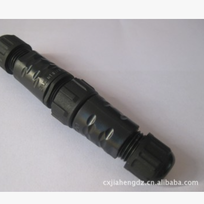 航空插头塑料l防水连接器FUS-1-7芯 防水等级IP68 M14 公母对接头图2