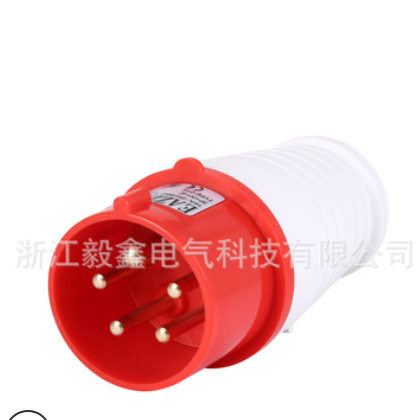 015 工业防水插头5芯16A航空插头灯光舞台专用插头IP44三相五线图2