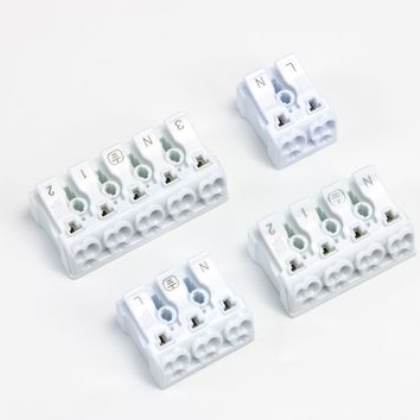 923插拔接线端子 P02快接端子连接器 欧骏二位按压快插端子图2