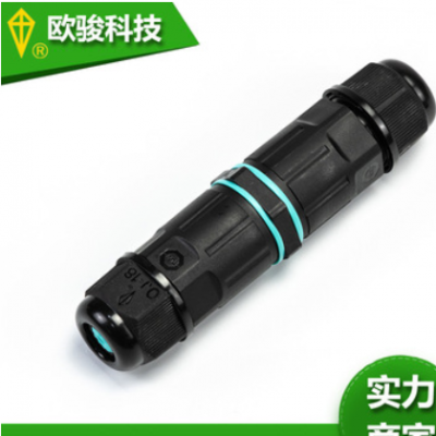 欧骏M20户外防水连接器 IP68电缆航空插头 TUV认证直通接头