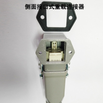 4芯重载连接器 侧面接线式 热流道矩形连接器 工业航空插头图2