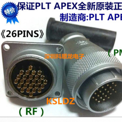PLS-2826-RF+PM 26芯 插头插座航空连接器 PLT APEX錩钢全新正品