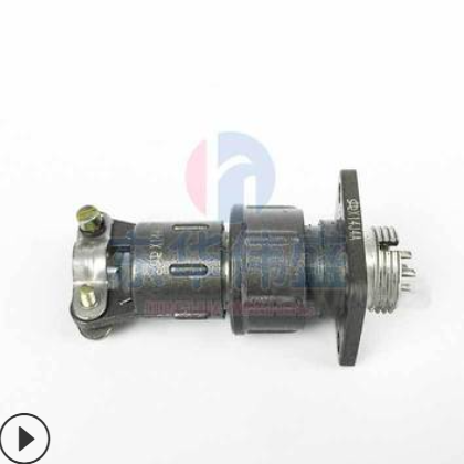 X14J 连接器螺口锁紧工业插头X14K航空插头插座3芯4芯5芯7芯14mm图3