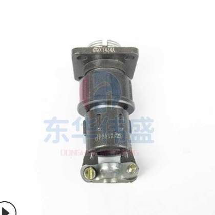X14J 连接器螺口锁紧工业插头X14K航空插头插座3芯4芯5芯7芯14mm图2