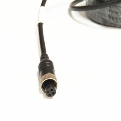 厂家直销4芯铝箔航空防水插头线公母 监控航空头车载视频延长线图2