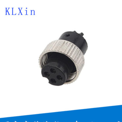 M12-6P 航空接头 GX12-6P 航空连接器 车载航空插头图2