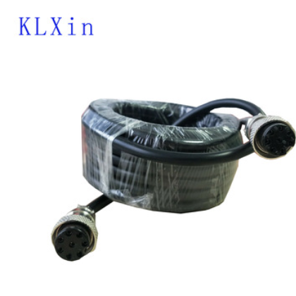 工厂直销8P航空插头母对母车载，视频，监控延长线图2