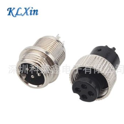 M12-3芯4567芯航空车载插头 航空插座连接器航空接头 m16插件定制图2