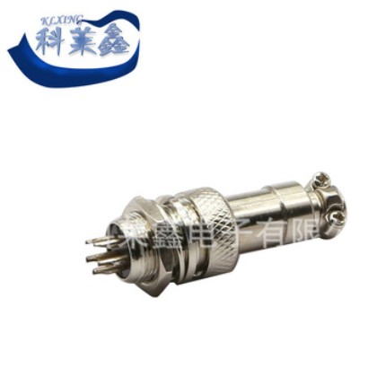 厂家12MM航空插头 接头插座GX12-2芯3芯4芯5芯6芯 RS765 连接器图2