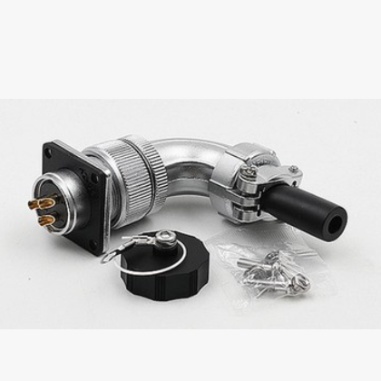 威浦WEIPU弯式航空插头插座WS20-2-3-4-5-6-7-9芯12芯 连接器TS+Z图2