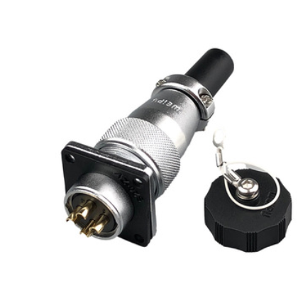 威浦WEIPU航空插头WS20插座2 3芯4芯5芯6 7 9 12芯公母工业连接器图2