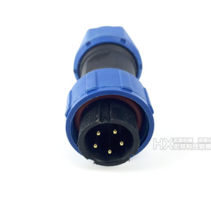 防水航空插头插座对接SP13/16/20/28-2芯3芯4芯579芯连接器公母图2