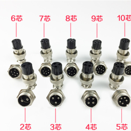 航空插头插座GX16-2-3-4-5-6-7-8-9-10芯 航空接头 连接器 接插件图3