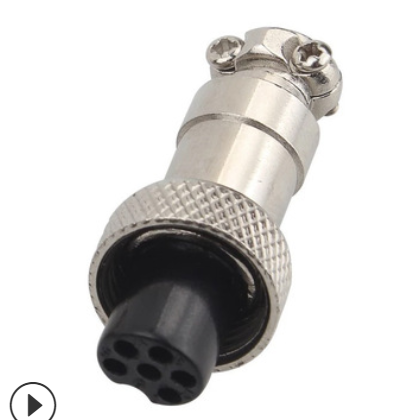 GX12-4芯航空插头 厂家供应M12 M16系列航空插座电缆接插件连接器图2